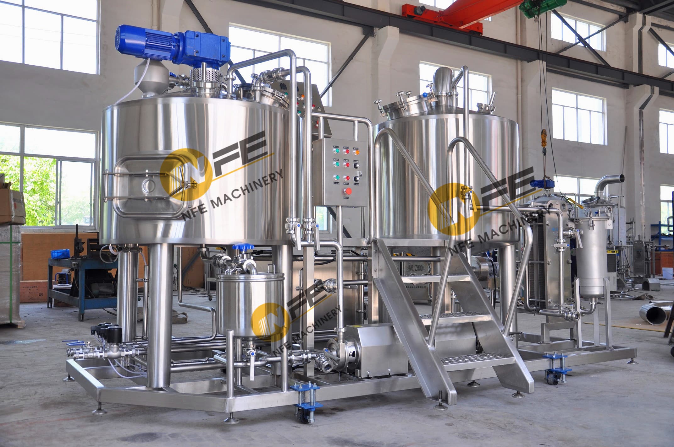 Turnkey micro beer making machine 500L brewery equipment